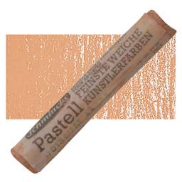 Schmincke Soft Pastel - Burnt Sienna M pastel and swatch