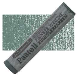 Schmincke Soft Pastel - Cold Green Deep H pastel and swatch