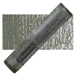 Schmincke Soft Pastel - Greenish Gray 2 B pastel and swatch