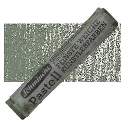 Schmincke Soft Pastel - Greenish Gray 2 D pastel and swatch