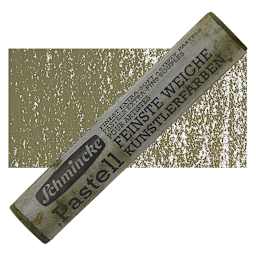 Schmincke Soft Pastel - Greenish Umber B pastel and swatch