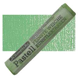 Schmincke Soft Pastel - Leaf Green 1 D pastel and swatch