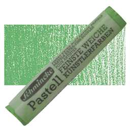 Schmincke Soft Pastel - Leaf Green 1 H pastel and swatch