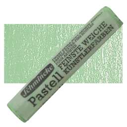 Schmincke Soft Pastel - Leaf Green1 M pastel and swatch