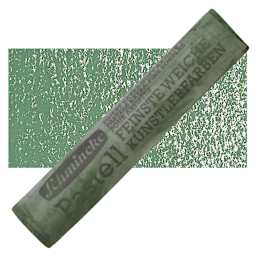 Schmincke Soft Pastel - Leaf Green 2 B pastel and swatch