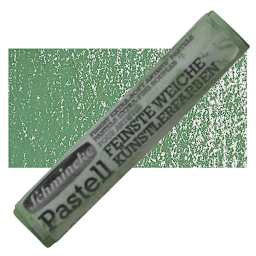 Schmincke Soft Pastel - Leaf Green 2 D pastel and swatch