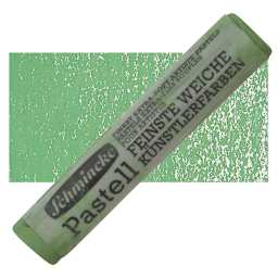 Schmincke Soft Pastel - Leaf Green 2 H pastel and swatch
