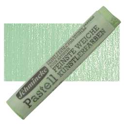 Schmincke Soft Pastel - Mossy Green 1 M pastel and swatch