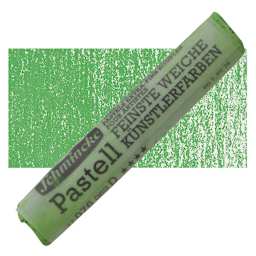 Schmincke Soft Pastel - Mossy Green 2 D pastel and swatch