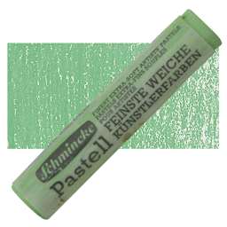 Schmincke Soft Pastel - Mossy Green 2 H pastel and swatch