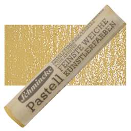 Schmincke Soft Pastel - Ochre Light B pastel and swatch