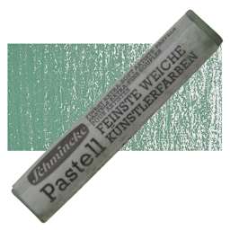 Schmincke Soft Pastel - Phthalo Green Deep H pastel and swatch