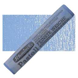 Schmincke Soft Pastel - Prussian Blue M pastel and swatch