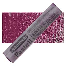 Schmincke Soft Pastel - Quinacridone Violet D pastel and swatch