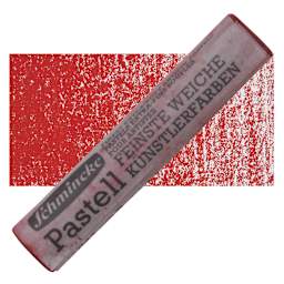 Schmincke Soft Pastel - Scarlet B pastel and swatch