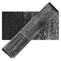 Schmincke Soft Pastel - Serious Black D pastel and swatch