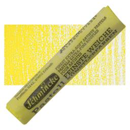 Schmincke Soft Pastel - Vanadium Yellow Light D pastel and swatch
