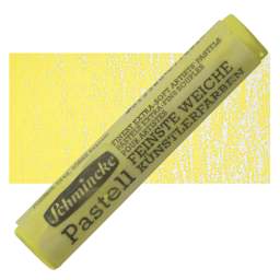 Schmincke Soft Pastel - Vanadium Yellow Light H pastel and swatch