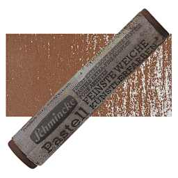 Schmincke Soft Pastel - Vandyke Brown D pastel and swatch