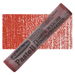 Schmincke Soft Pastel - Vermilion B pastel and swatch