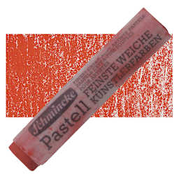 Schmincke Soft Pastel - Vermilion D pastel and swatch