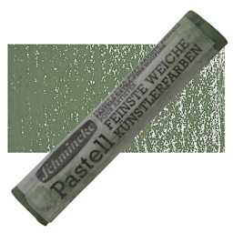 Schmincke Soft Pastel - Verona Green D pastel and swatch