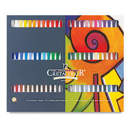 Cretacolor Pastel Carré Hard Pastel Sets - Front of package of Complete 72 pc Set