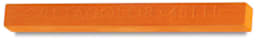 Cretacolor Pastel Carré Hard Pastels - Closeup of Single Orange Pastel, shown horizontally