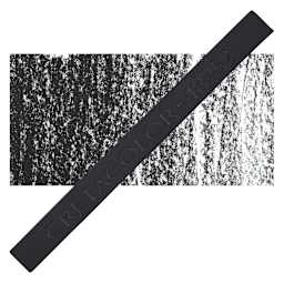 Cretacolor Pastel Carre Hard Pastel - Fired Deep Black Soft pastel and swatch