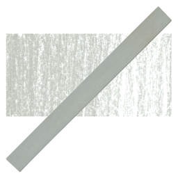 Cretacolor Pastel Carre Hard Pastel - Light Gray pastel and swatch