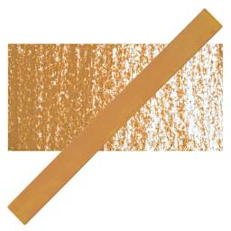 Cretacolor Pastel Carre Hard Pastel - Ochre Dark pastel and swatch