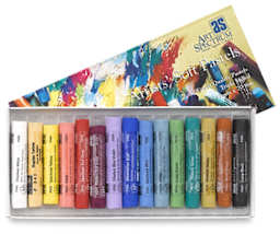 Art Spectrum Artists' Soft Pastels Set - Set of 15 pastels shown in open package
