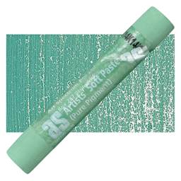 Art Spectrum Artists' Soft Pastel - Australian Leaf Green Blue 578T pastel and swatch