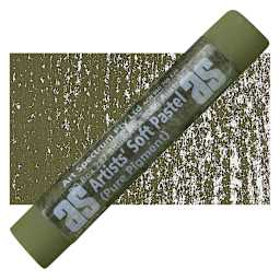 Art Spectrum Artists' Soft Pastel - Australian Leaf Green Dark 576P pastel and swatch