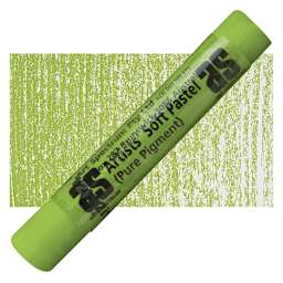 Art Spectrum Artists' Soft Pastel - Australian Leaf Green Light 580T pastel and swatch