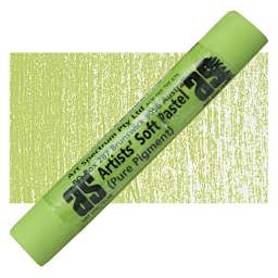 Art Spectrum Artists' Soft Pastel - Australian Leaf Green Light 580V pastel and swatch