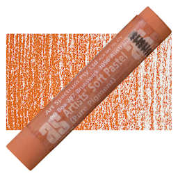 Art Spectrum Artists' Soft Pastel - Australian Red Gold 549P pastel and swatch