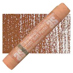 Art Spectrum Artists' Soft Pastel - Burnt Sienna 548T pastel and swatch