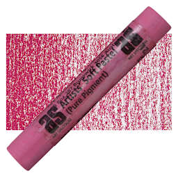 Art Spectrum Artists' Soft Pastel - Crimson 512P pastel and swatch