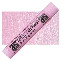 Art Spectrum Artists' Soft Pastel - Crimson 512V pastel and swatch