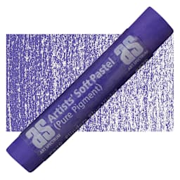 Art Spectrum Artists' Soft Pastel - Flinders Blue Violet 520P pastel and swatch