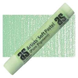 Art Spectrum Artists' Soft Pastel - Grass Green 573V pastel and swatch
