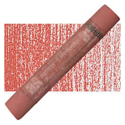 Art Spectrum Artists' Soft Pastel - Pilbara Red 518T pastel and swatch