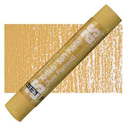 Art Spectrum Artists' Soft Pastel - Raw Sienna 544P pastel and swatch