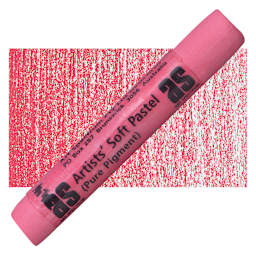 Art Spectrum Artists' Soft Pastel - Spectrum Red Deep 510T pastel and swatch