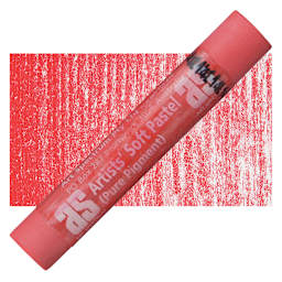 Art Spectrum Artists' Soft Pastel - Spectrum Red 508P pastel and swatch