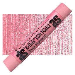 Art Spectrum Artists' Soft Pastel - Spectrum Red 508V pastel and swatch