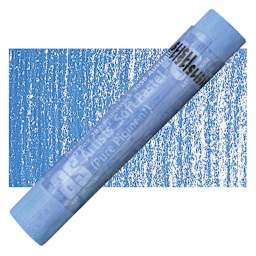 Art Spectrum Artists' Soft Pastel - Tasman Blue 523P pastel and swatch