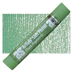 Art Spectrum Artists' Soft Pastel - Terre Verte 560P pastel and swatch