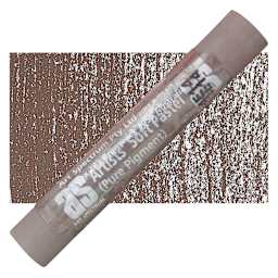Art Spectrum Artists' Soft Pastel - Warm Gray 584N pastel and swatch